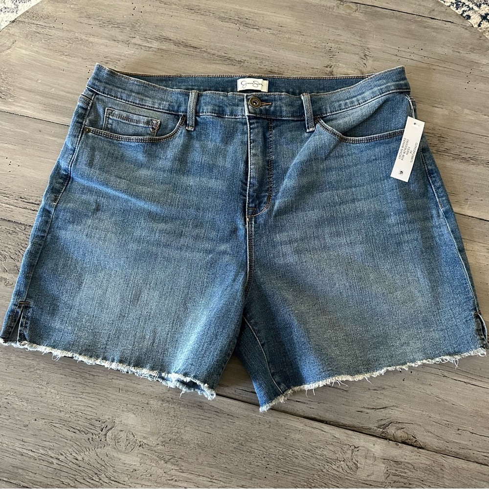 Jessica Simpson Blue Jean Shorts